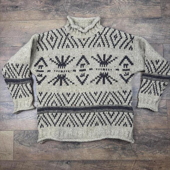 Vintage Wool Sweater Sisley Brand Size Small